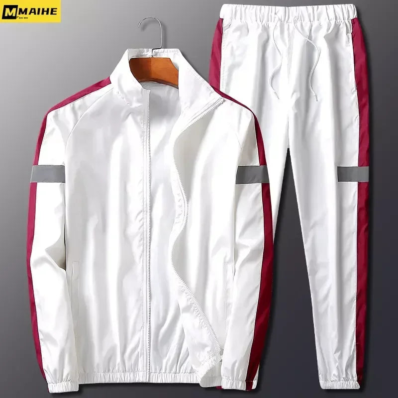 Men Tracksuit Set Male Running Jogging Sportswear - Pro Sport Power