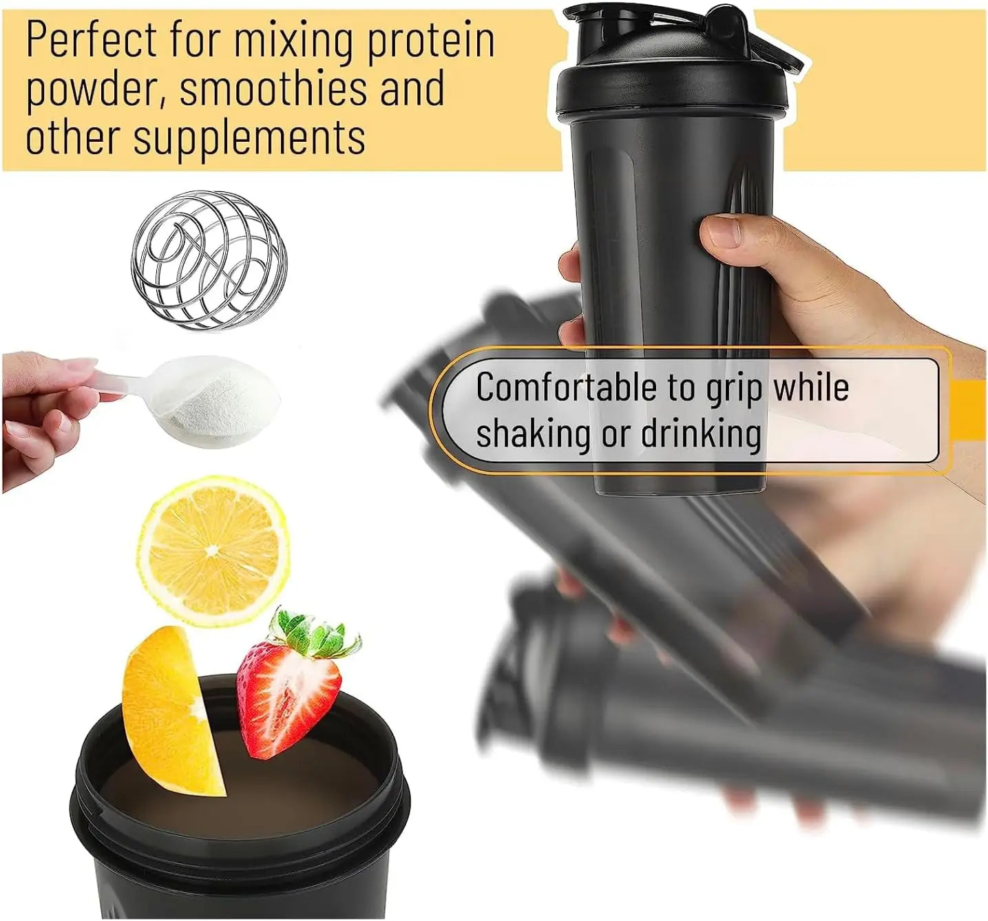 Gym Fitness Training Sport Shaker Mixing Cup - Pro Sport Power