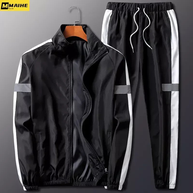 Men Tracksuit Set Male Running Jogging Sportswear - Pro Sport Power